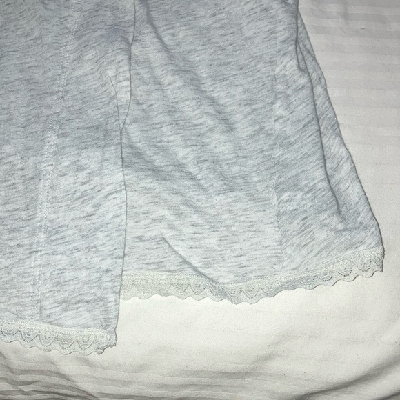 Aerie size large / XL Gray Cozy modal blend light Robe perfect for lounging - Picture 5 of 16